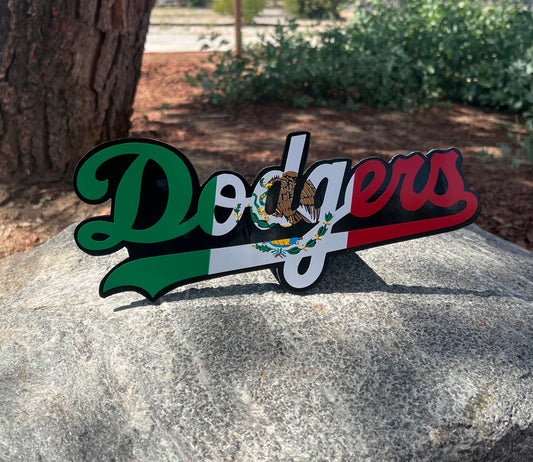 Dodgers Mexican flag