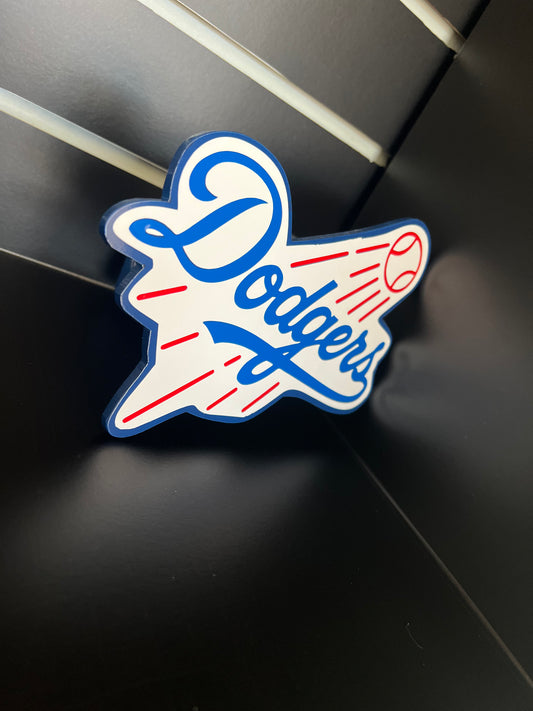 Dodgers ball hitch cover